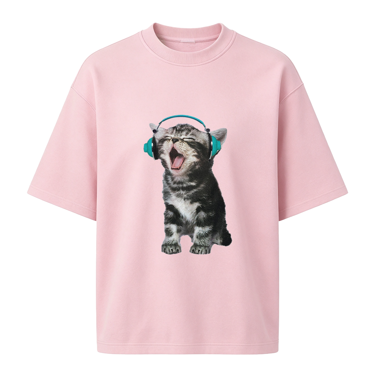 Rock Out Kitty Vintage Oversized T-shirt