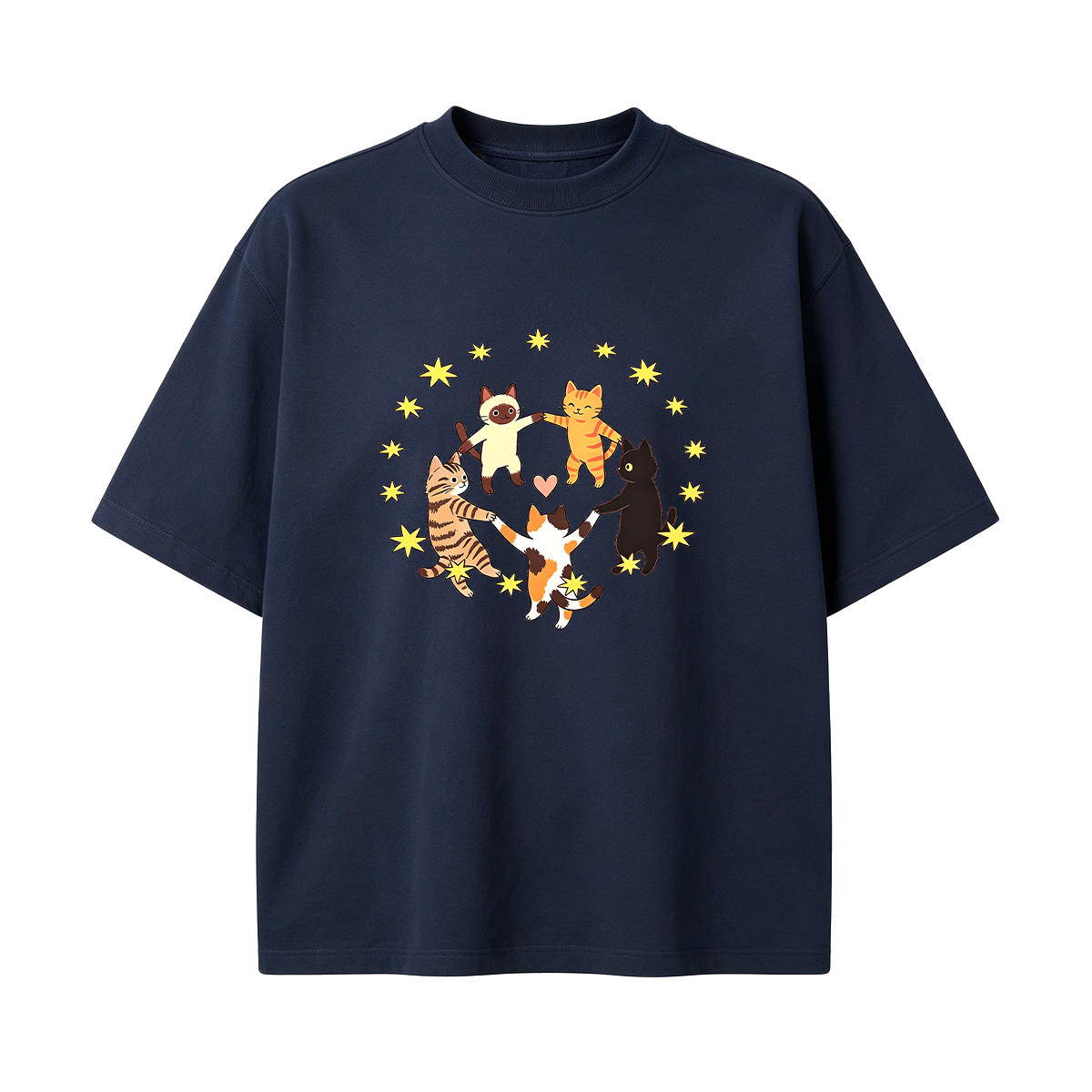 Dancing Cats Oversized T-shirt