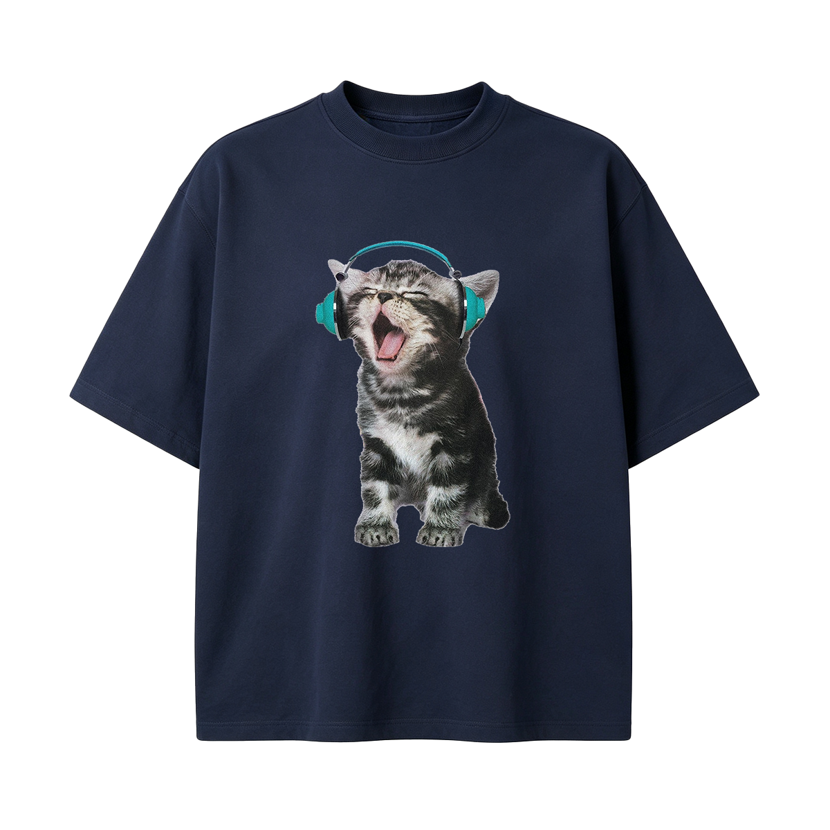 Rock Out Kitty Vintage Oversized T-shirt