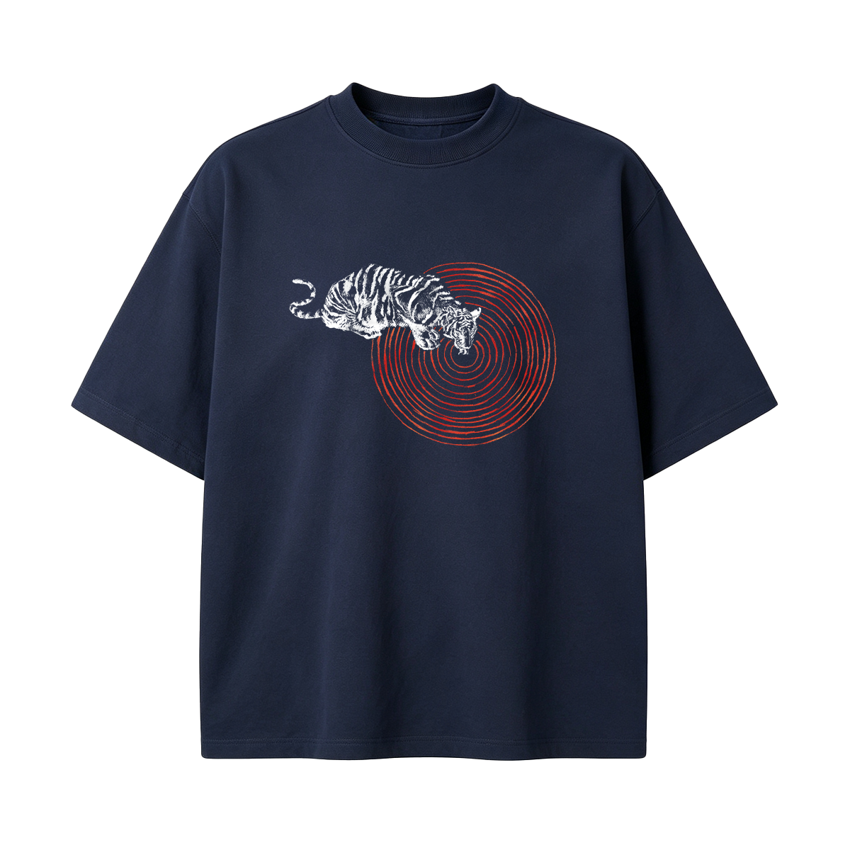 Concentric Circle Oversized T-shirt