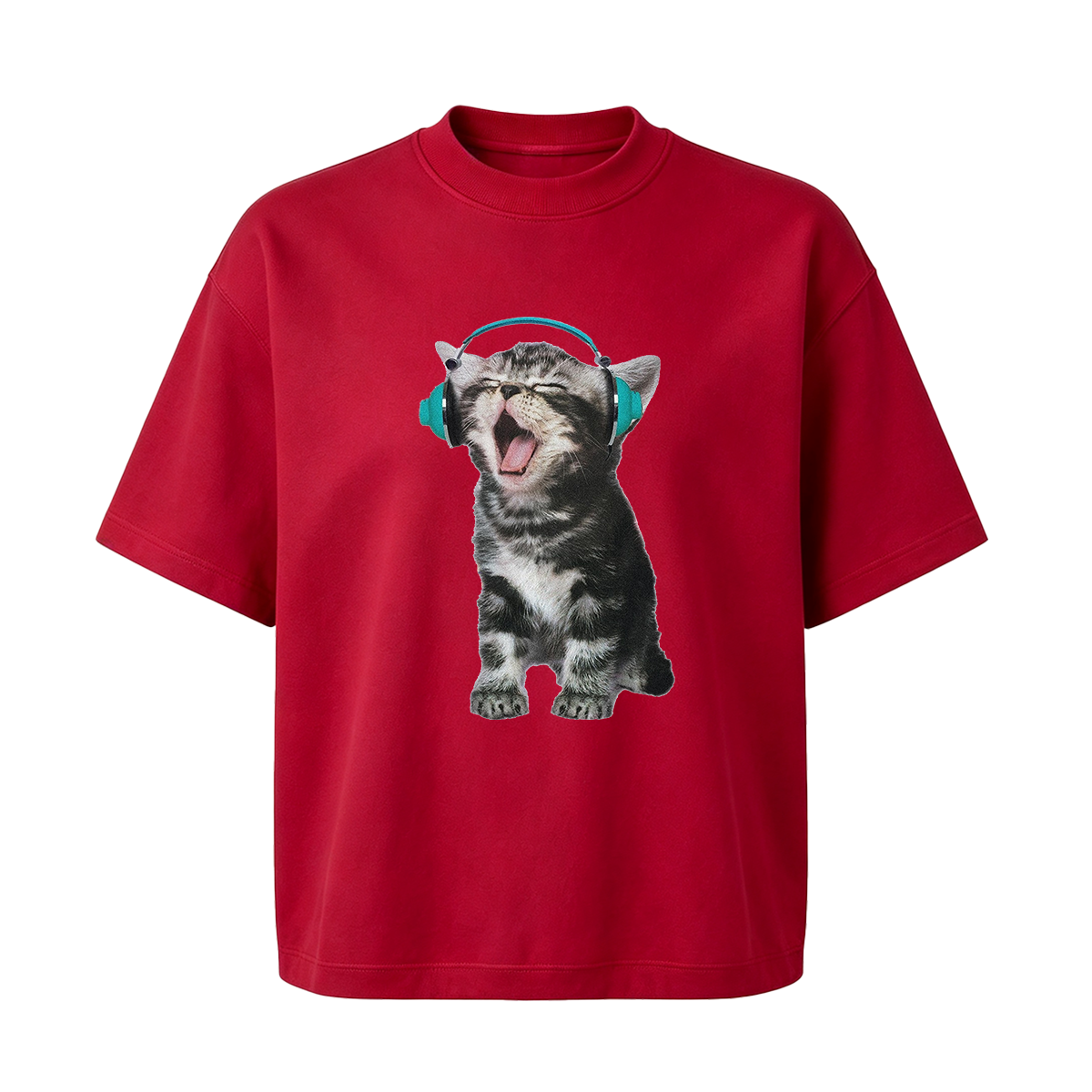 Rock Out Kitty Vintage Oversized T-shirt