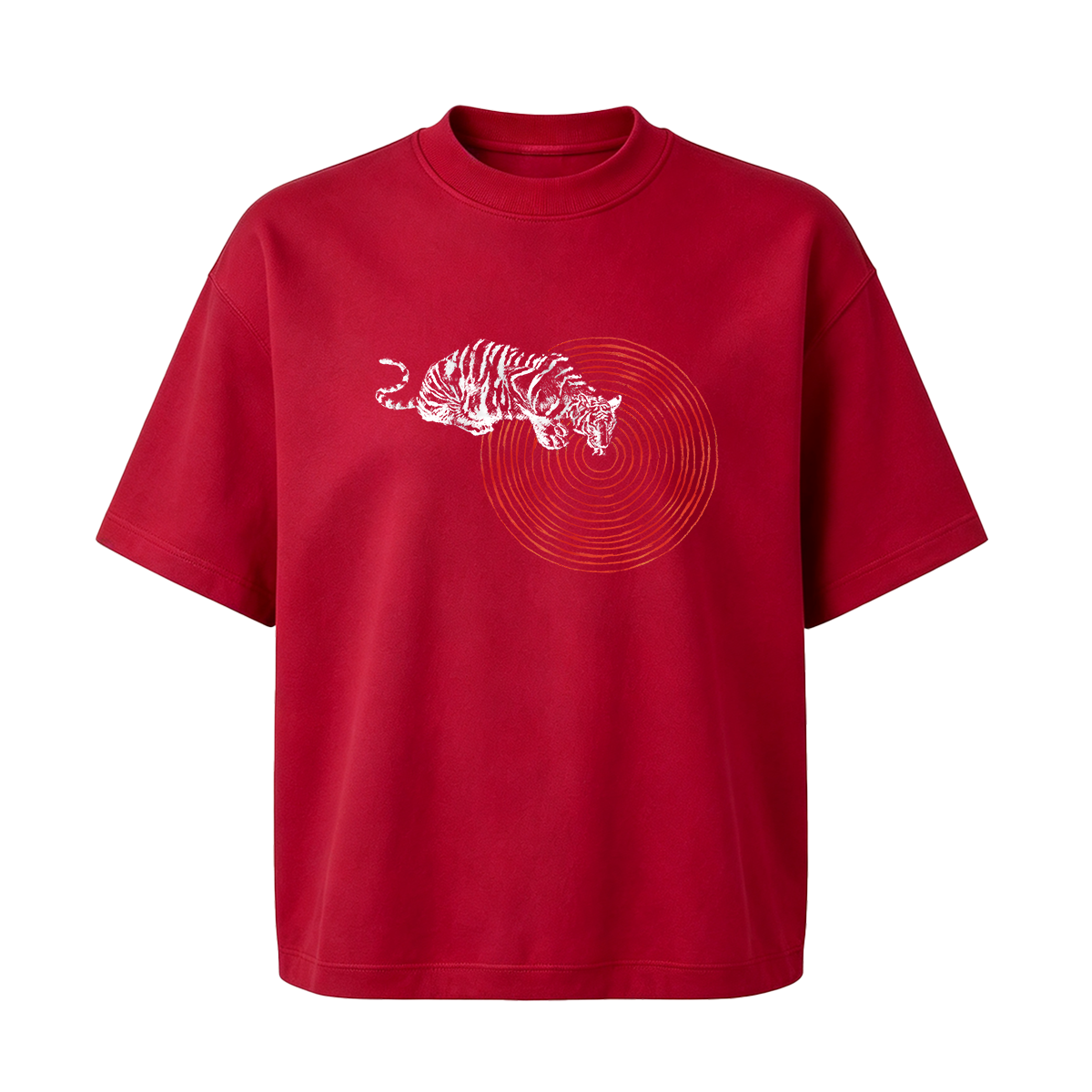 Concentric Circle Oversized T-shirt