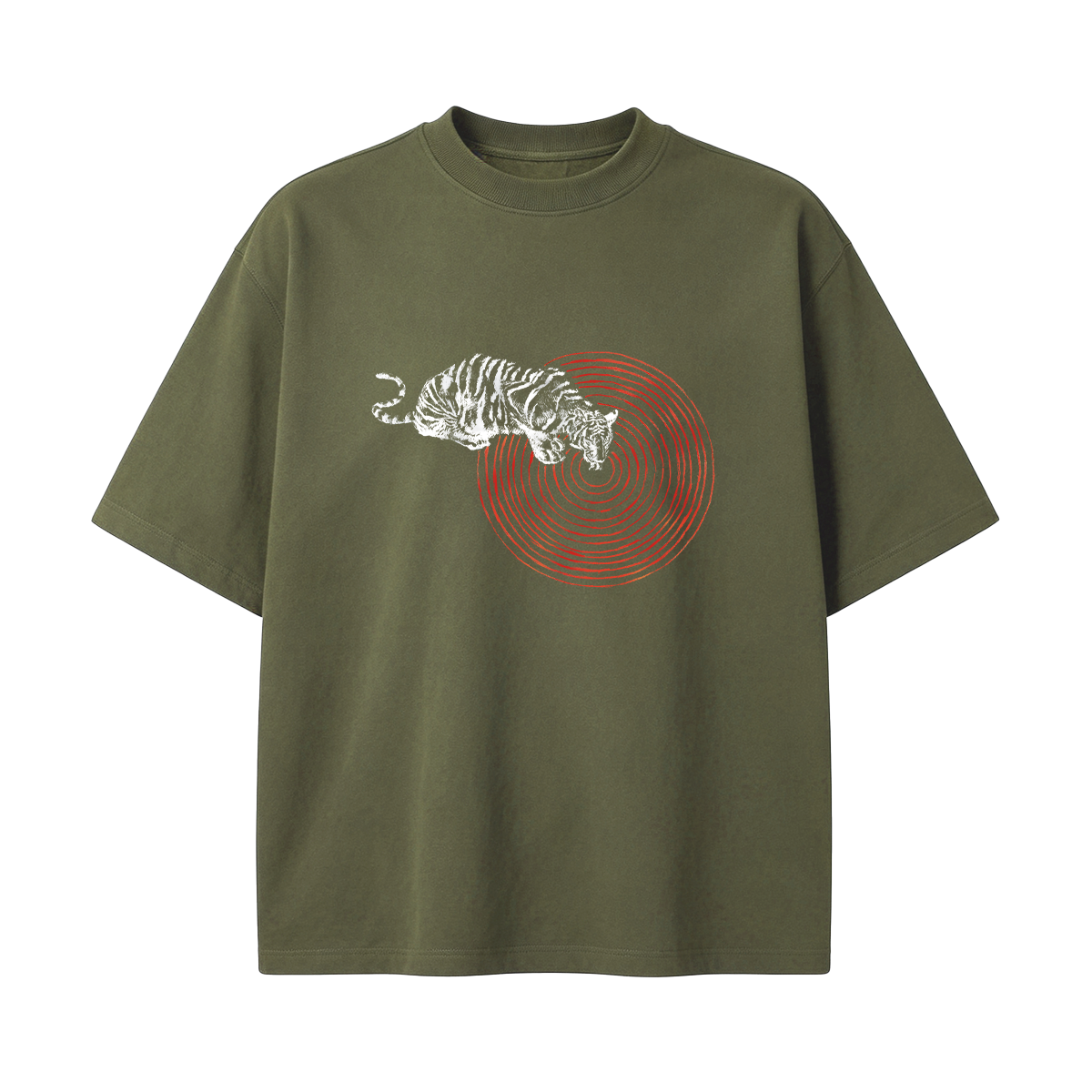 Concentric Circle Oversized T-shirt