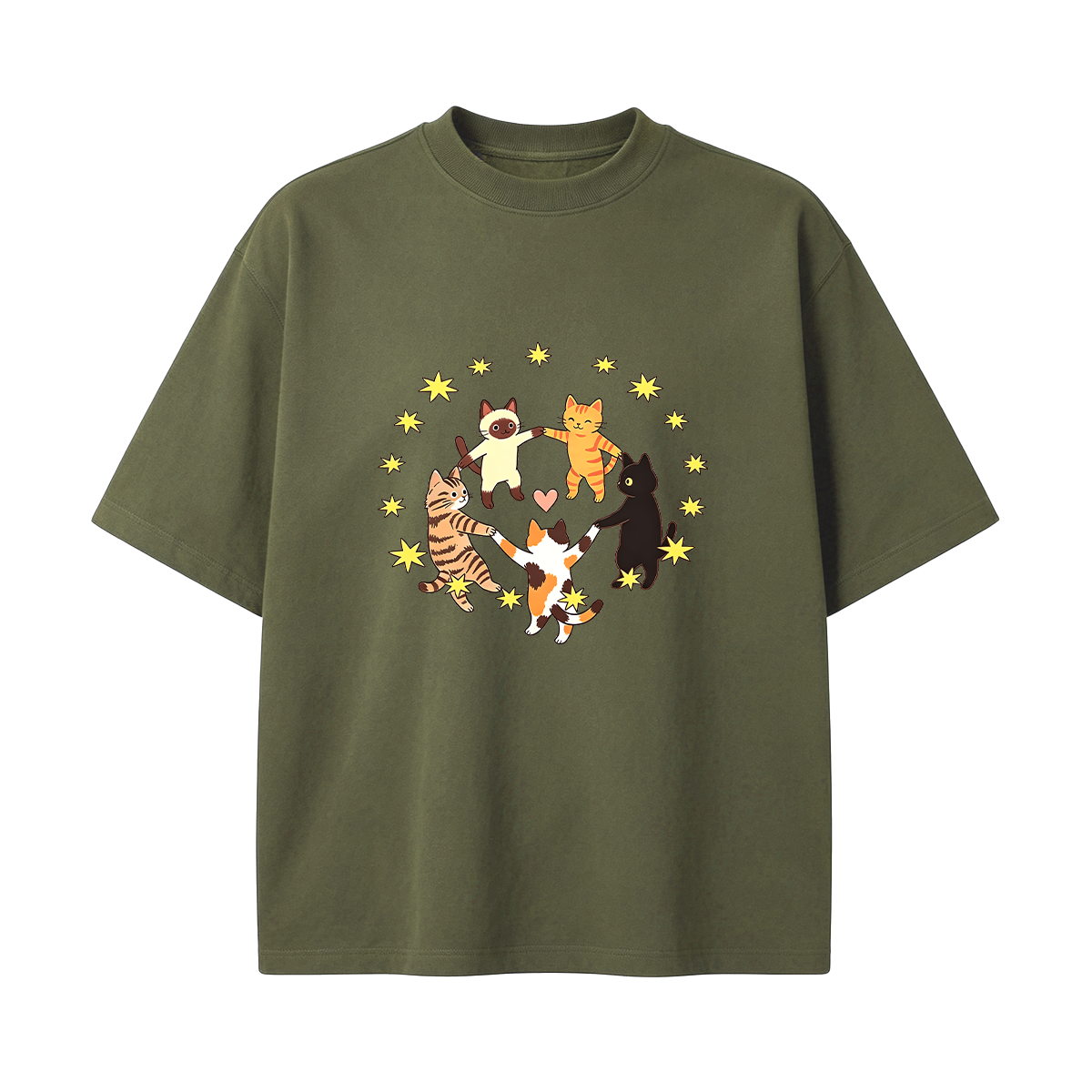 Dancing Cats Oversized T-shirt