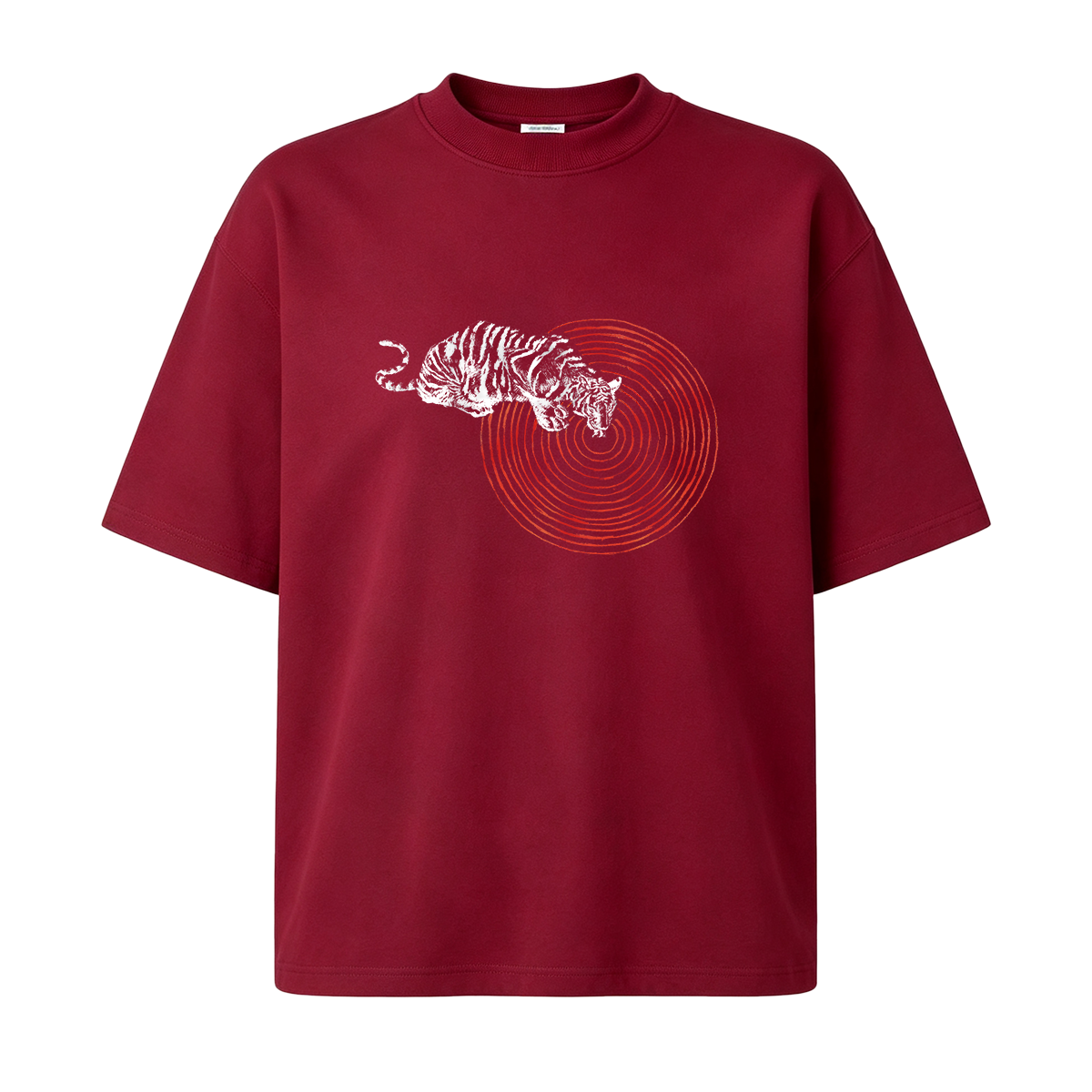 Concentric Circle Oversized T-shirt