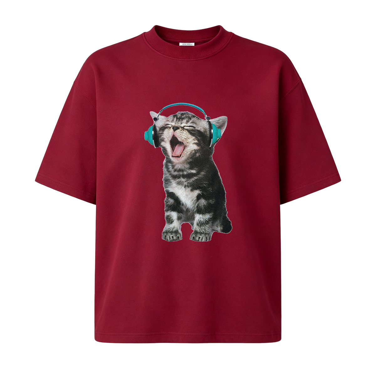 Rock Out Kitty Vintage Oversized T-shirt
