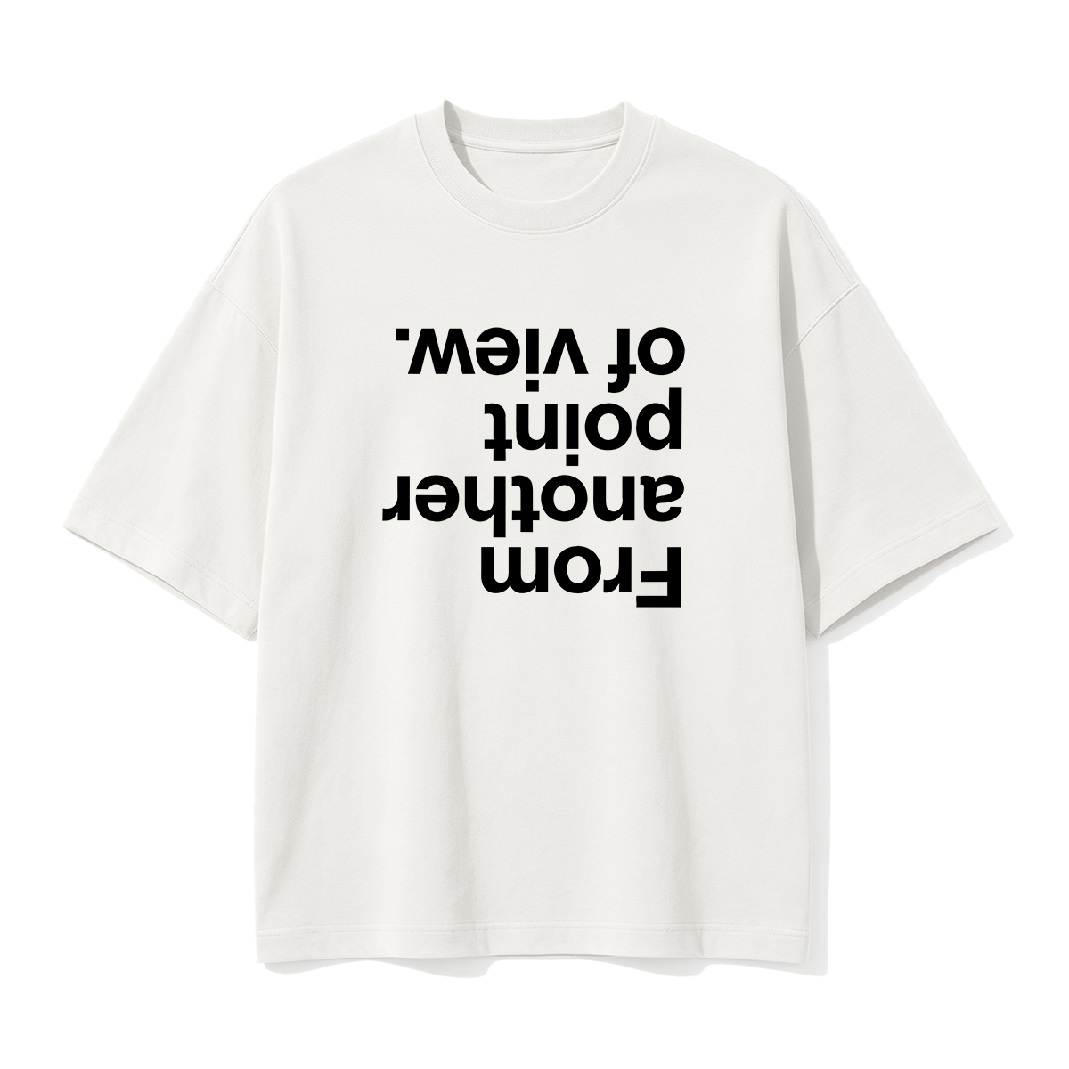 From another point of view Cotton Oversized T-shirt