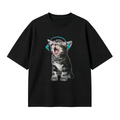 Rock Out Kitty Vintage Oversized T-shirt