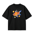 Goldfish Illustration Oversized T-shirt