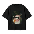 Funny Cat and Dinosaur T-shirt