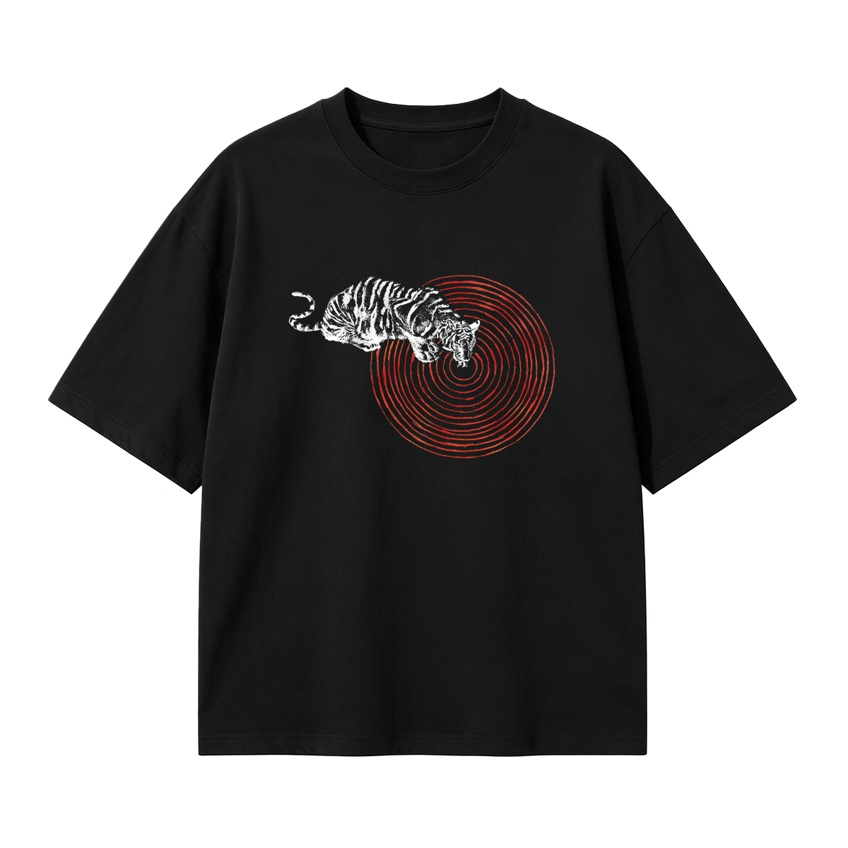 Concentric Circle Oversized T-shirt