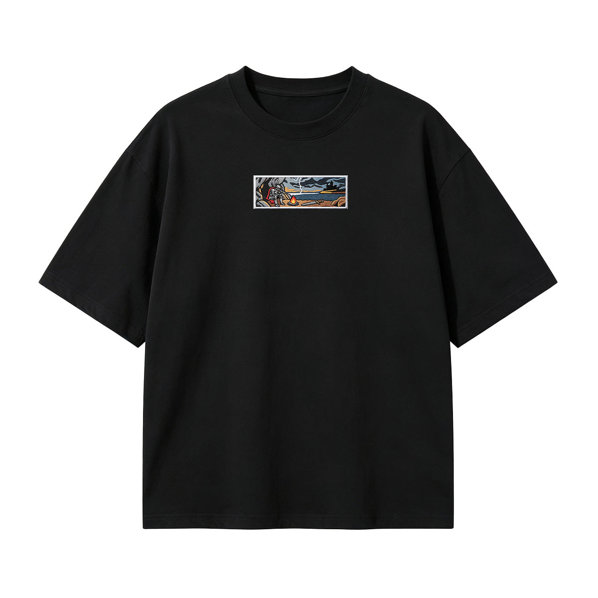 Embroidered Dark Fantay T-shirt