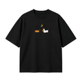 Embroidered Halloween Black and Brown & Brown Dachshunds Spooky Season  T-shirt