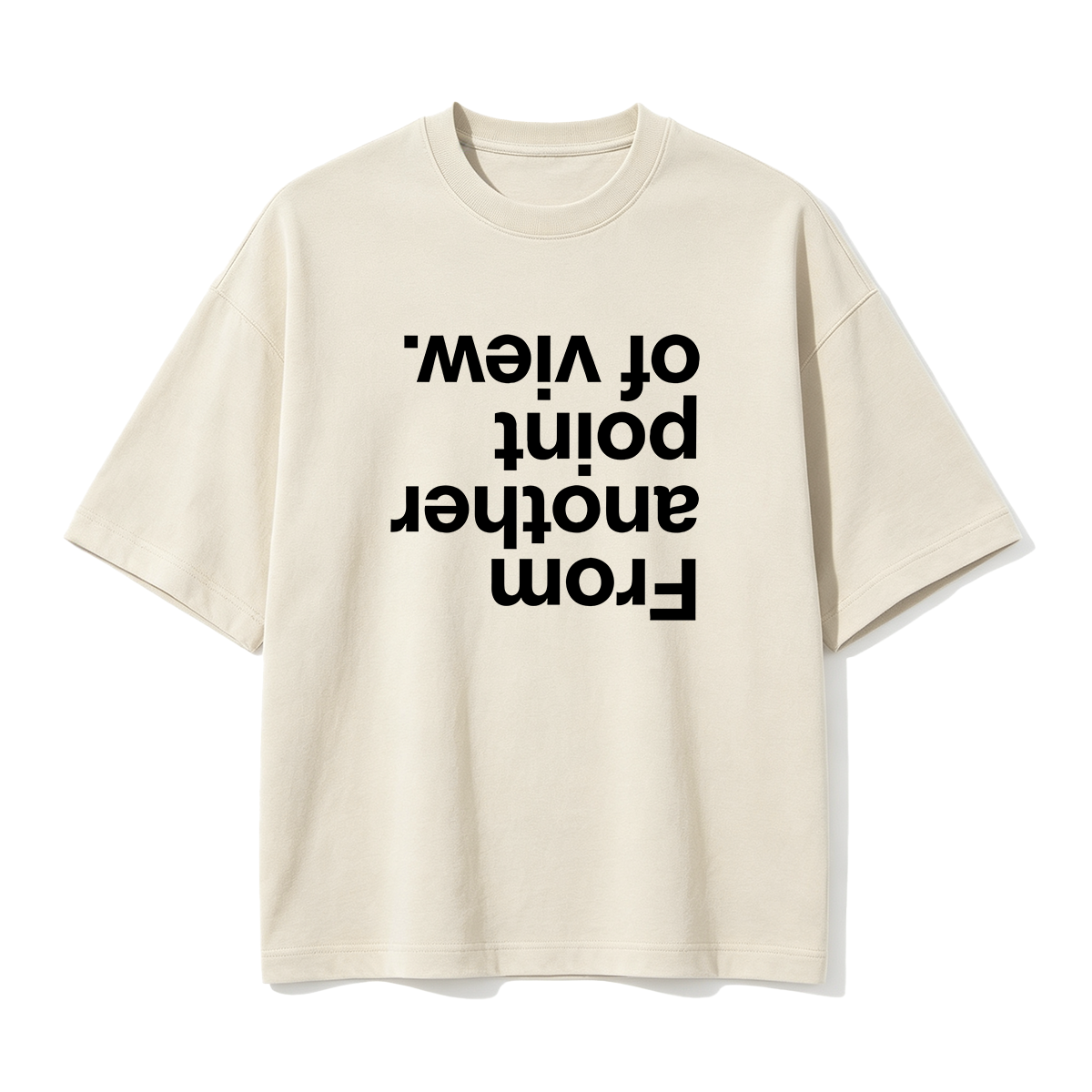 From another point of view Cotton Oversized T-shirt