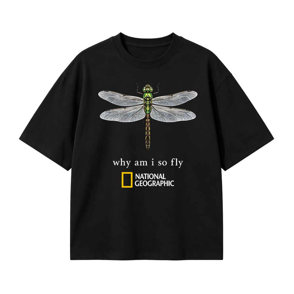 Vintage "Why Am I So Fly" Boxy Oversized T-shirt