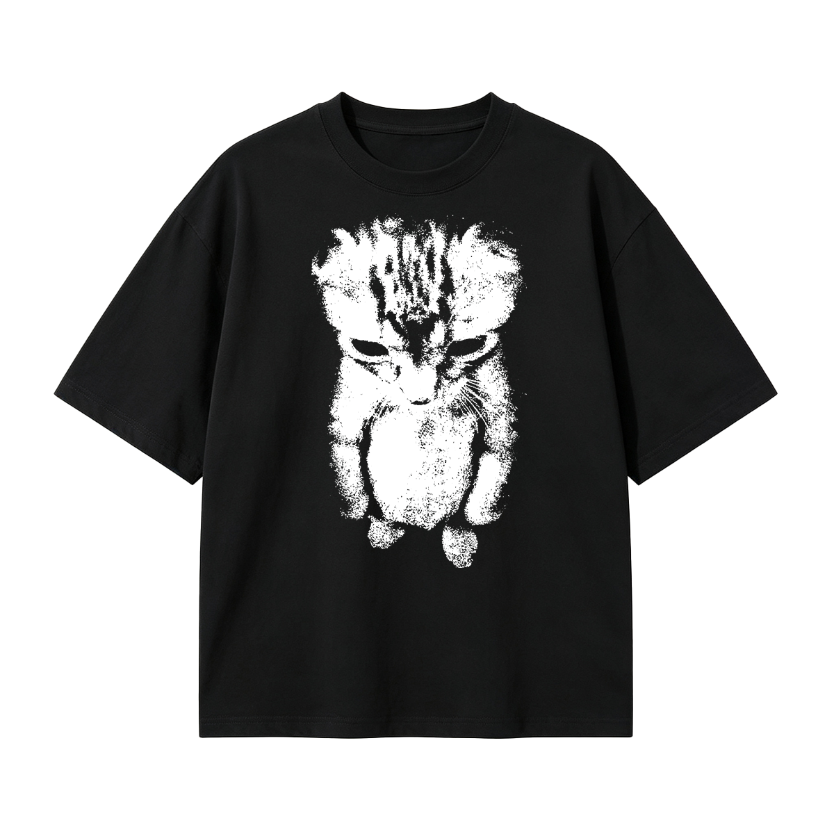 Cat Vintage Oversized T-shirt