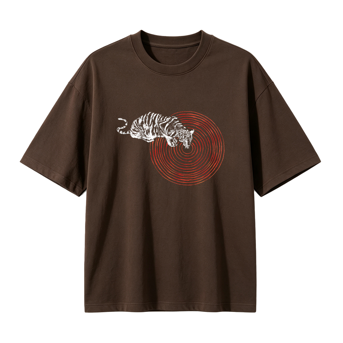 Concentric Circle Oversized T-shirt