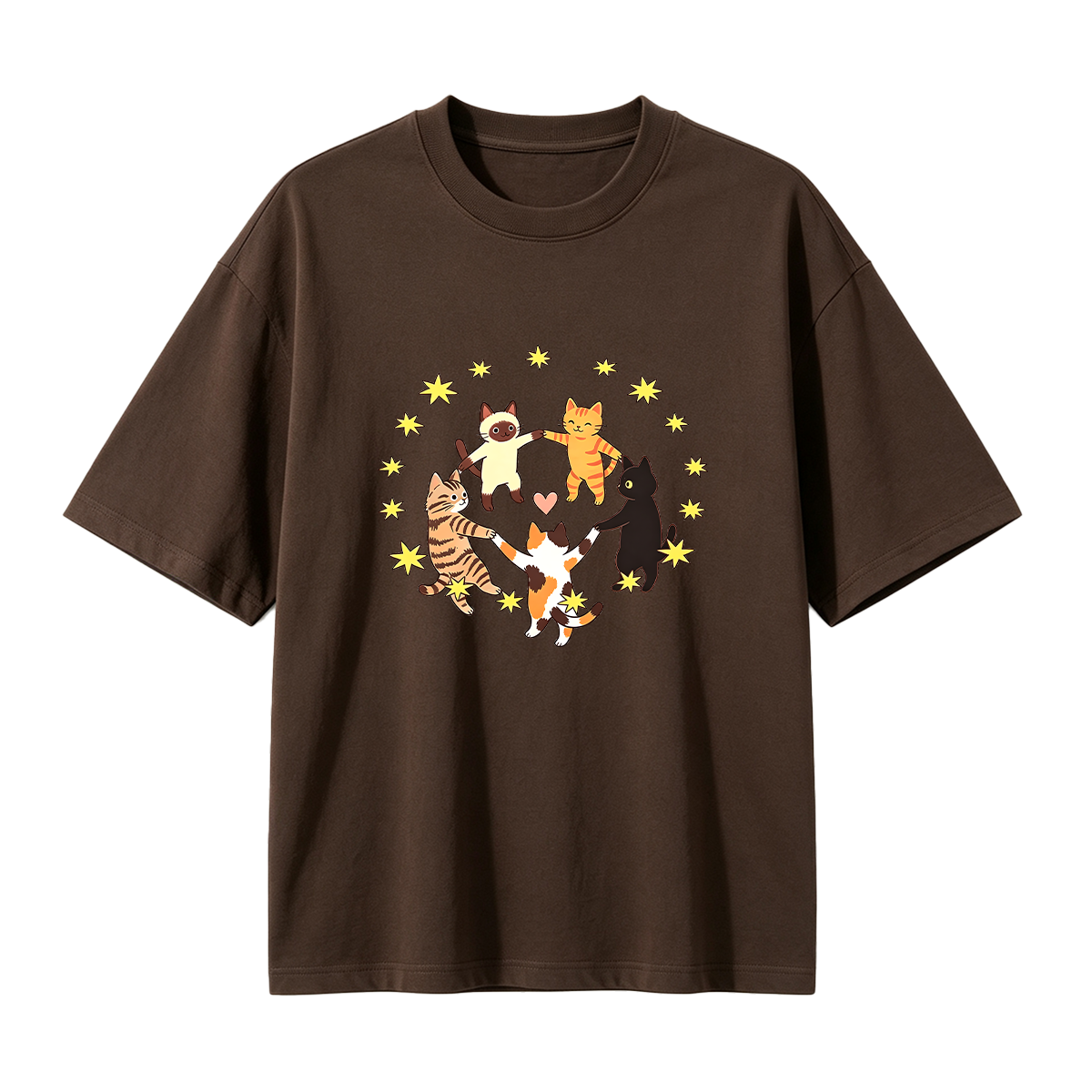 Dancing Cats Oversized T-shirt
