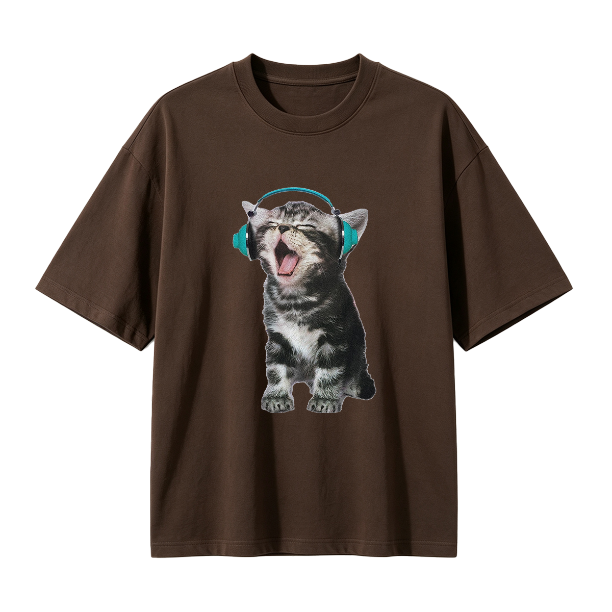 Rock Out Kitty Vintage Oversized T-shirt