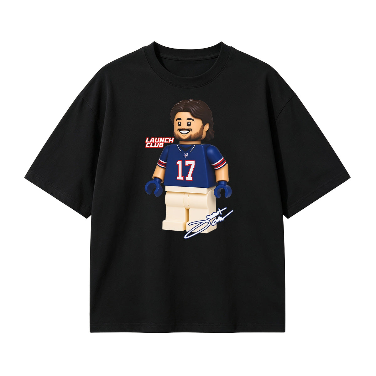 Josh Allen Uncle Sam  Oversized T-shirt