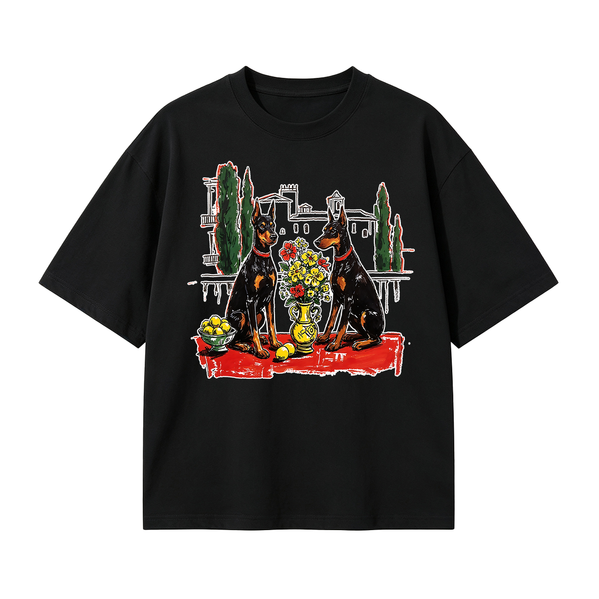 Doberman Oversized T-shirt