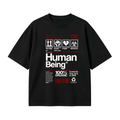 Human Being 100% Organic Funny T-shirt