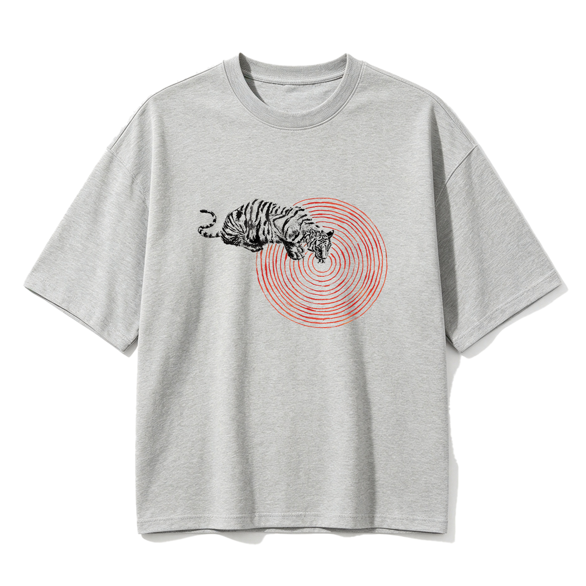 Concentric Circle Oversized T-shirt