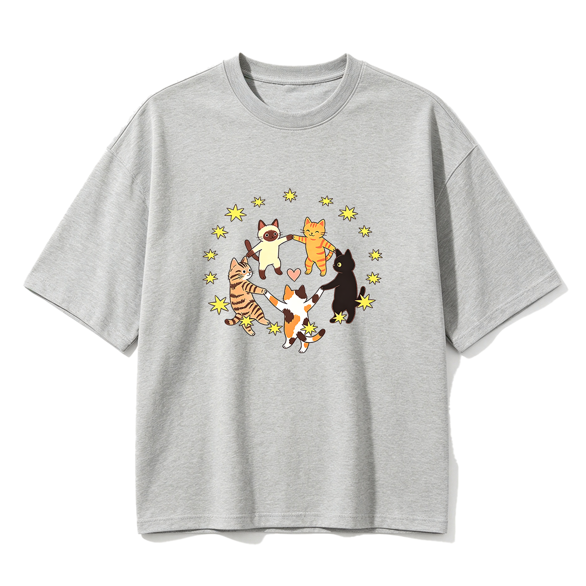 Dancing Cats Oversized T-shirt