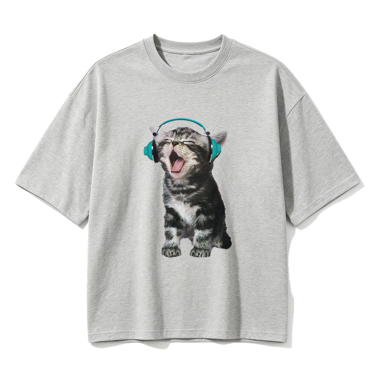 Rock Out Kitty Vintage Oversized T-shirt