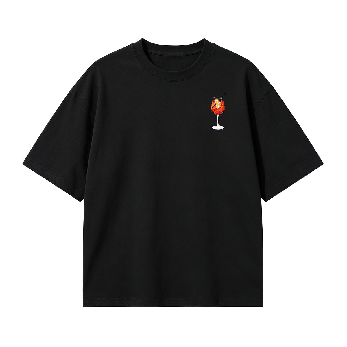 Embroidered Aperol Spritz T-shirt