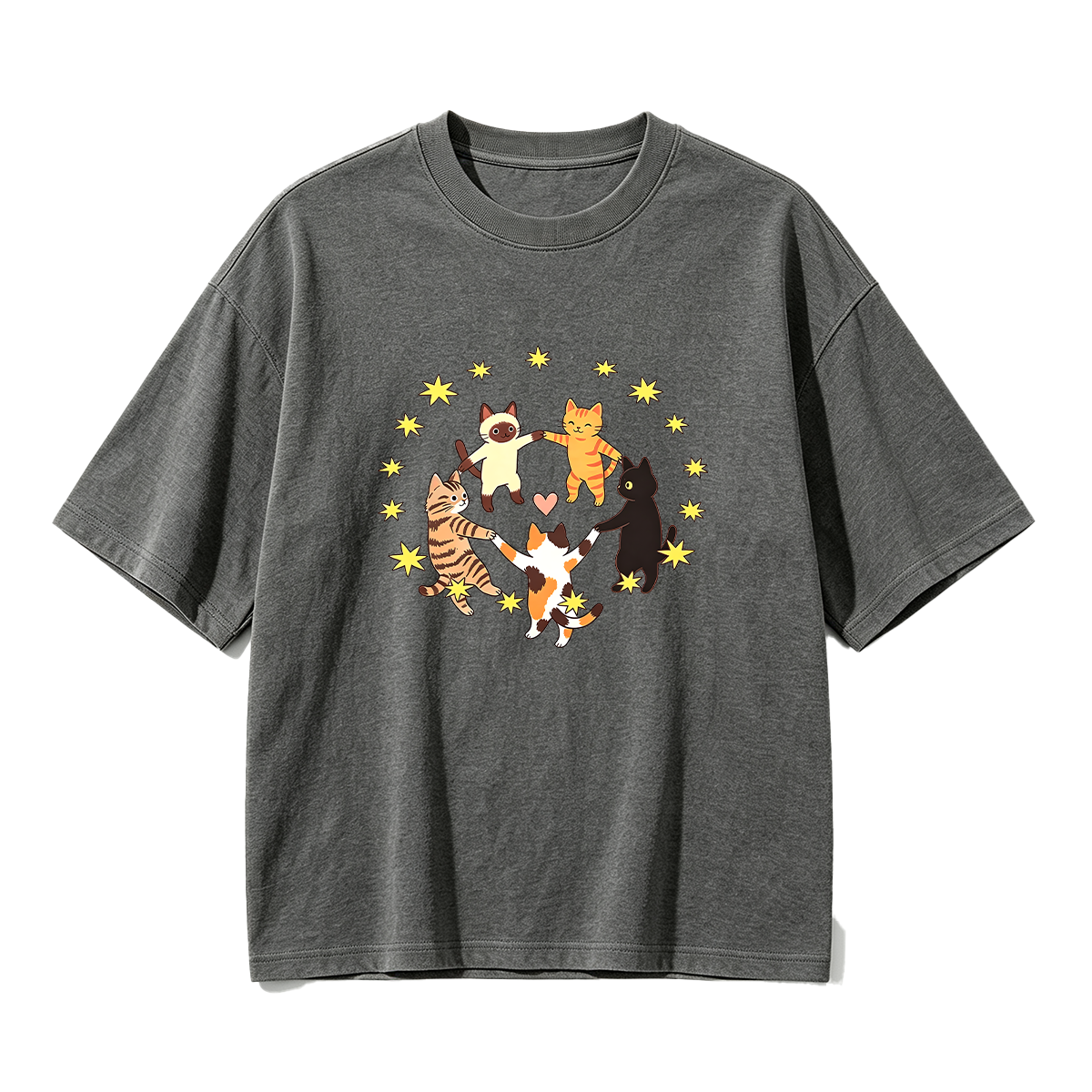 Dancing Cats Oversized T-shirt