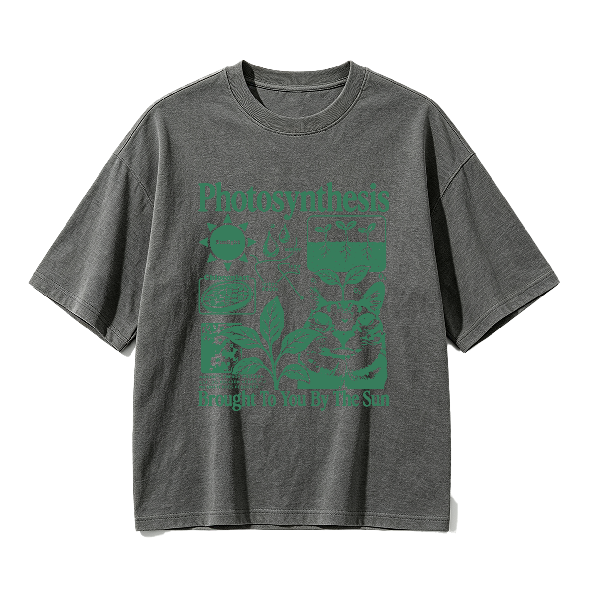 Photosynthesis Cat Oversized T-shirt