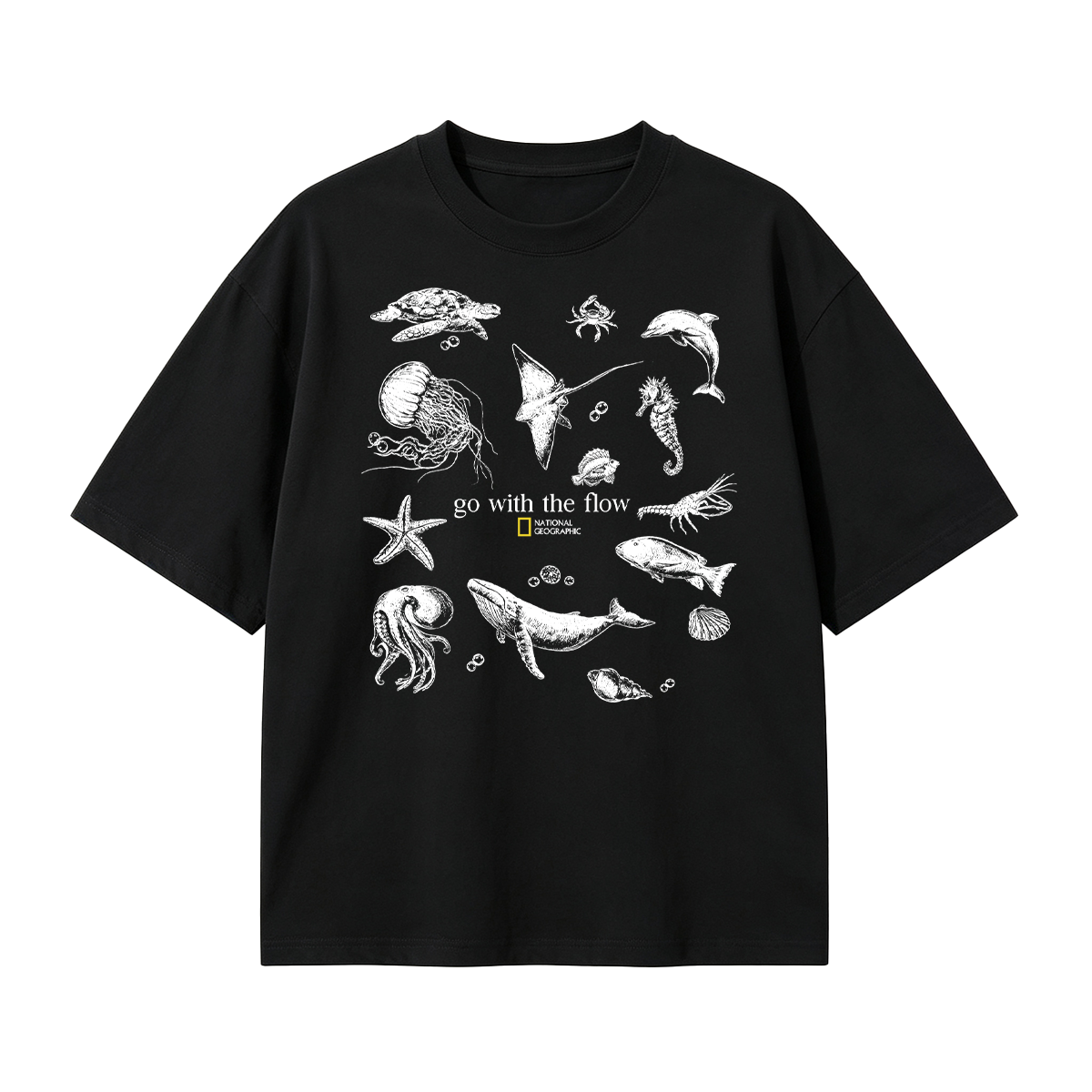 Go with the flow  Oversized T-shirt
