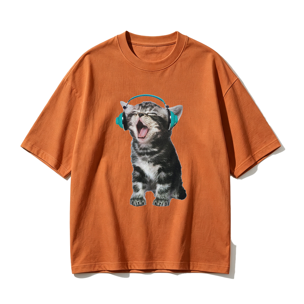 Rock Out Kitty Vintage Oversized T-shirt