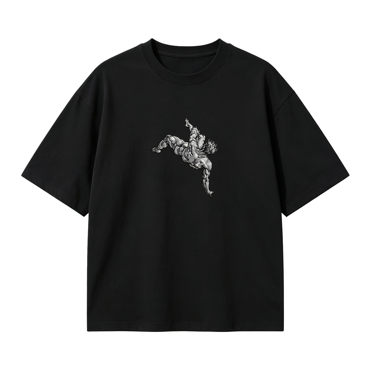 Embroidered  art THE FALL OF PHAETON T-shirt