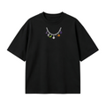 Spooky Season Necklace Charms Embroidered Halloween  T-shirt