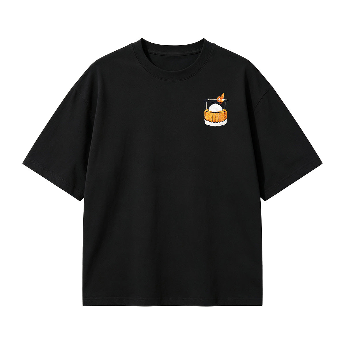 Embroidered OLD Fashiond T-shirt