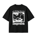 Cat Ibuprofen Oversized T-shirt