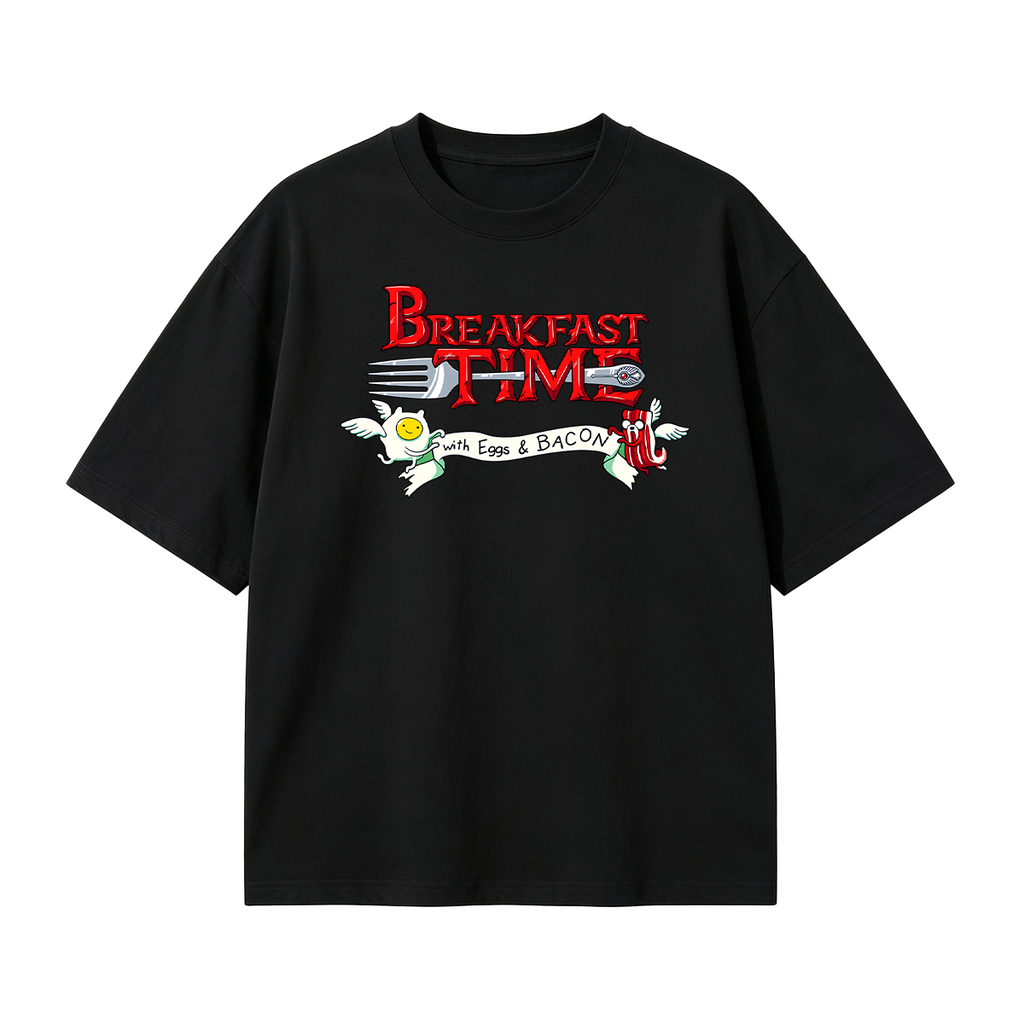 Breakfast Time Oversized T-shirt