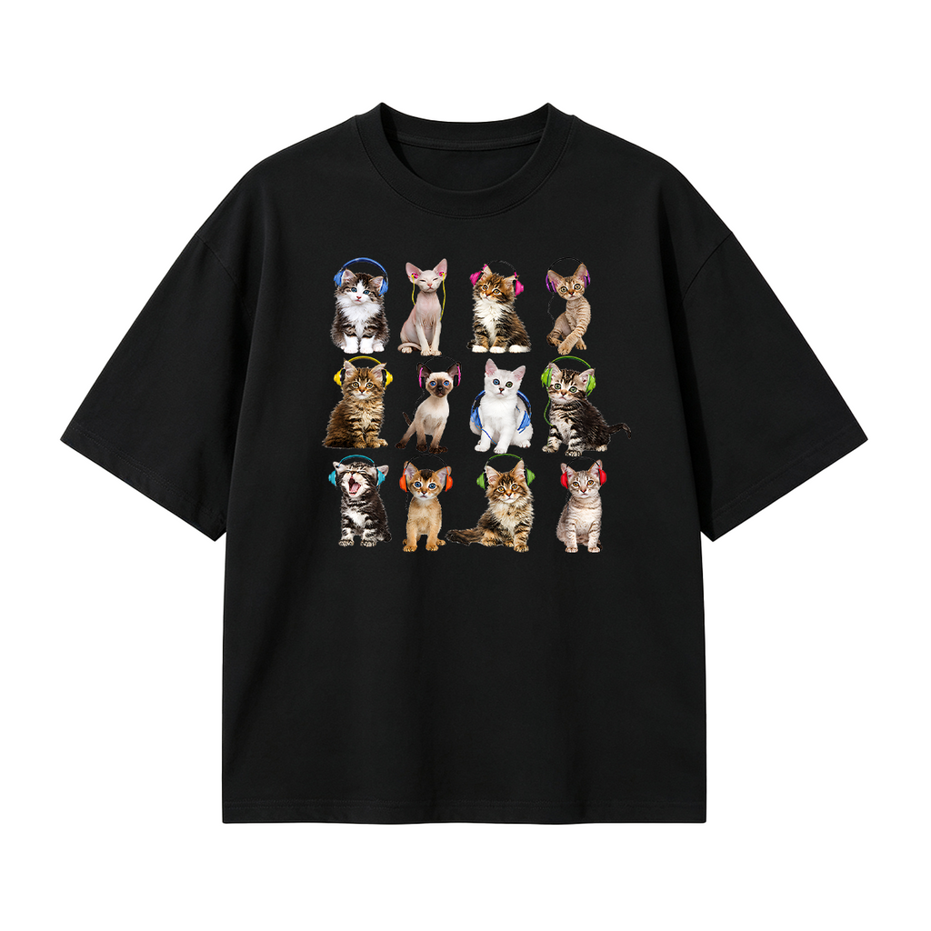 Cute Cat versized T-shirt