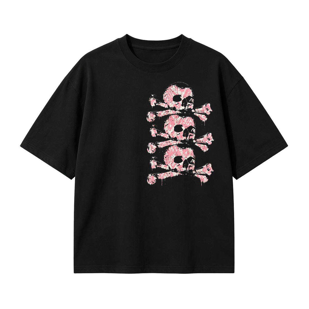 Y2k Skull Oversized T-shirt