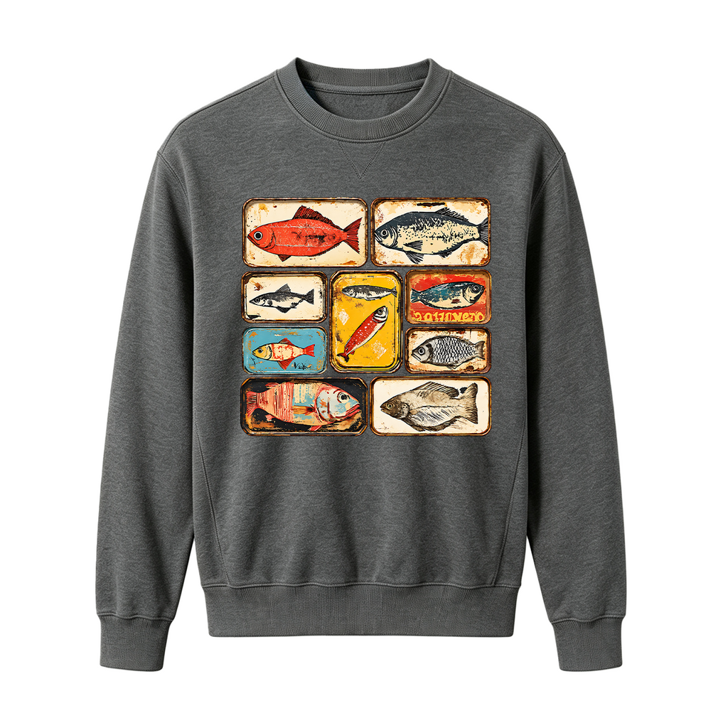 Vintage Tinned Fish Oversized T-shirt