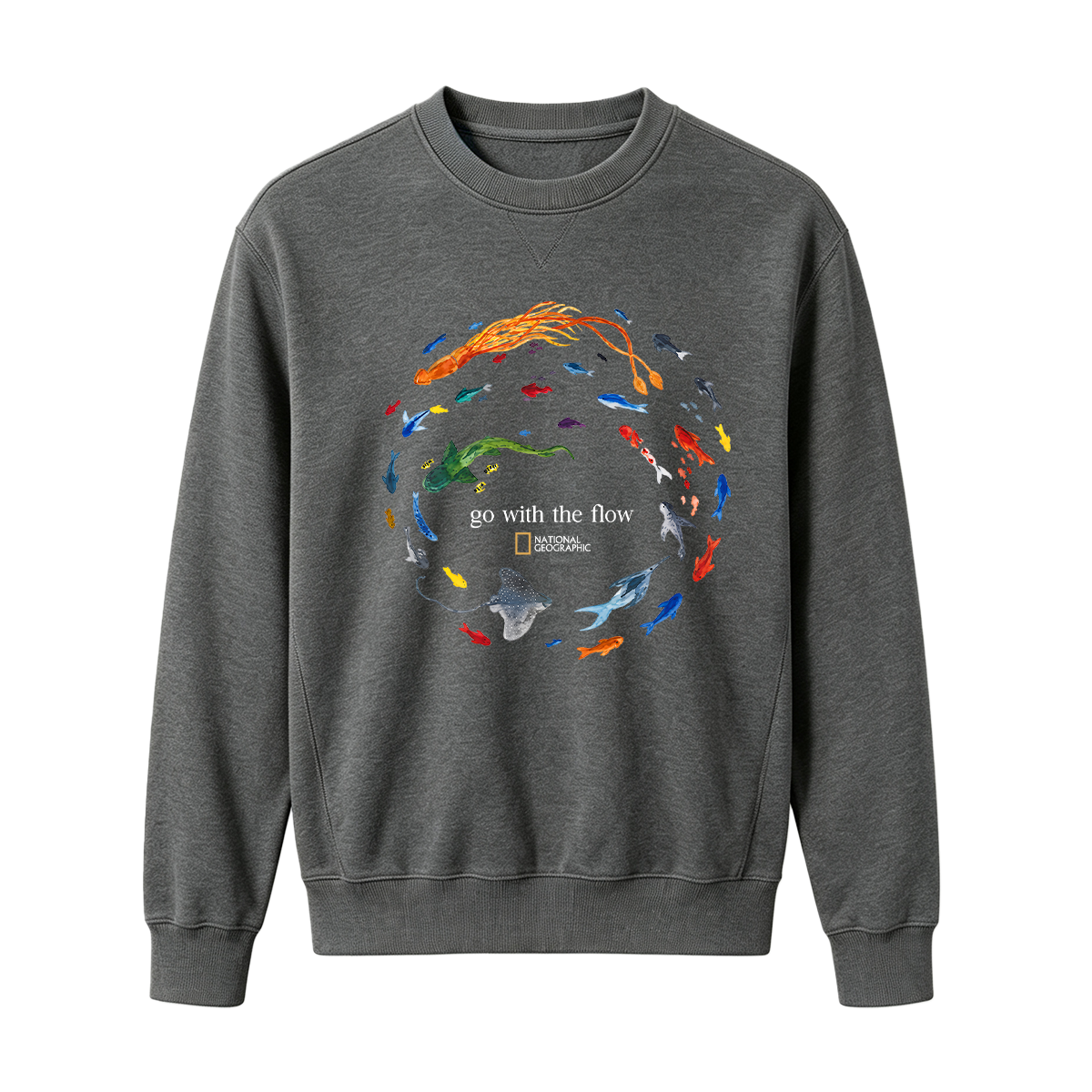 Marine Animals 'Go With The Flow Oversized T-shirt