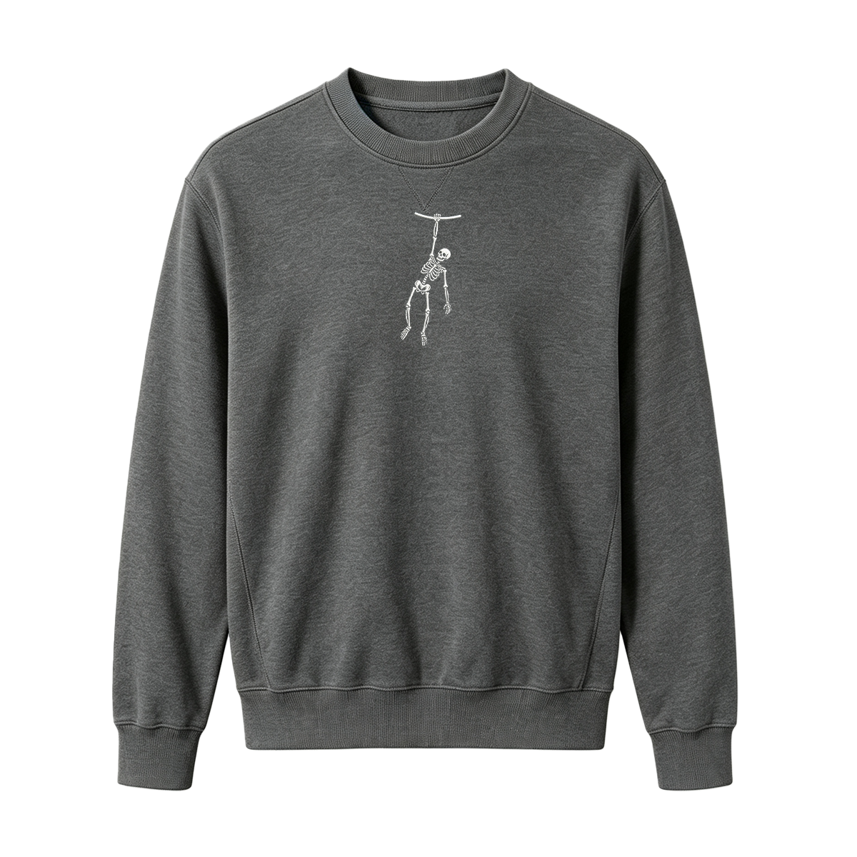 Spooky Season Skeleton Embroidered Halloween Sweatshirt