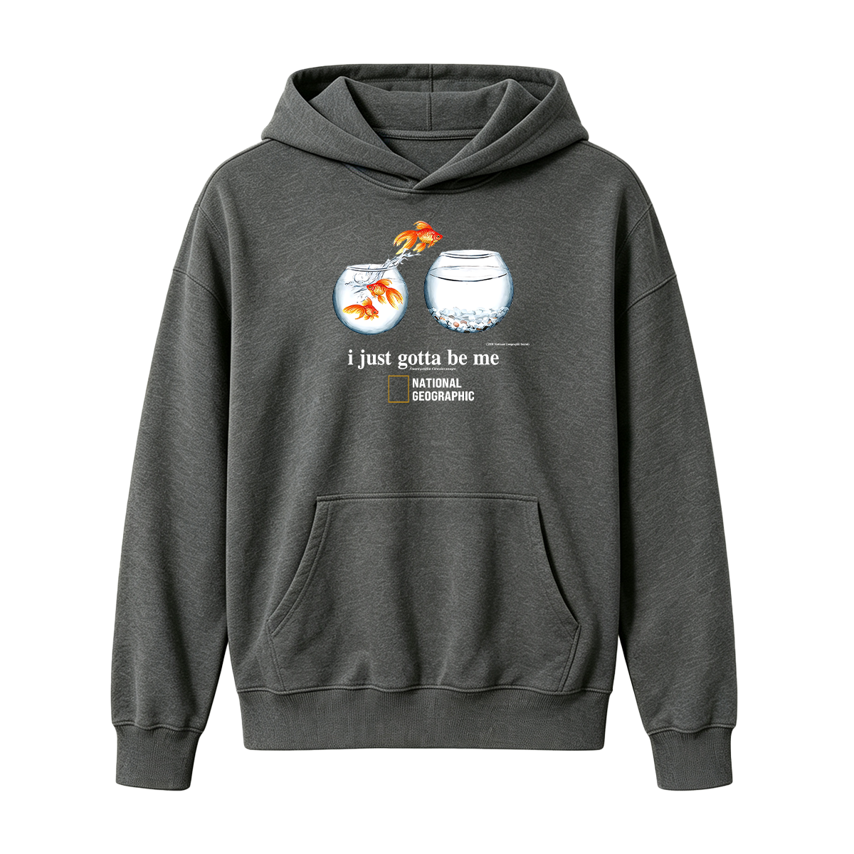 I Just Gotta Be Me Flying Goldfish Oversized T-shirt