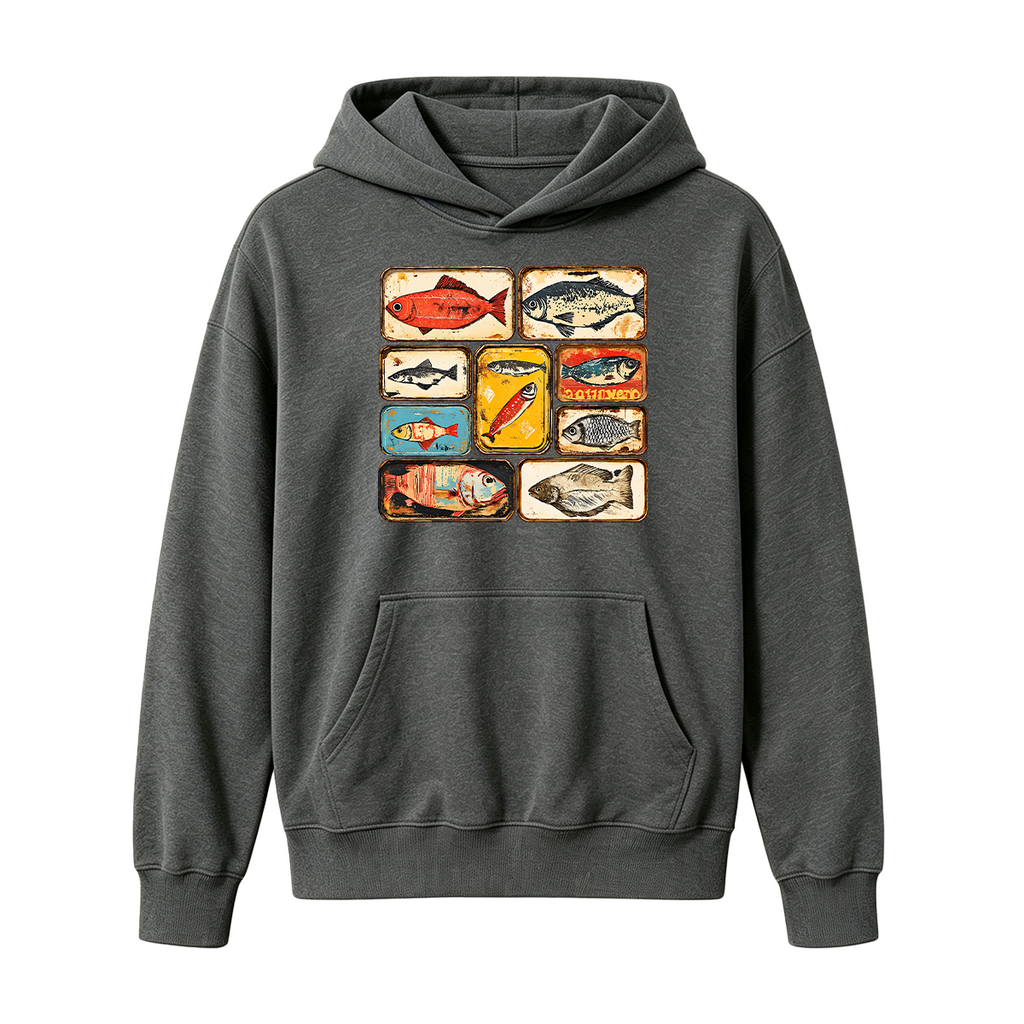 Vintage Tinned Fish Oversized T-shirt