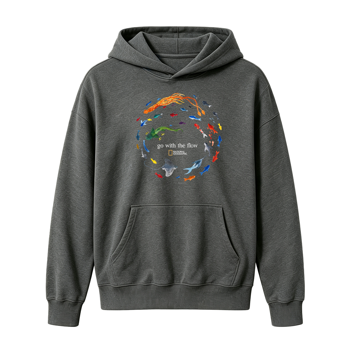 Marine Animals 'Go With The Flow Oversized T-shirt
