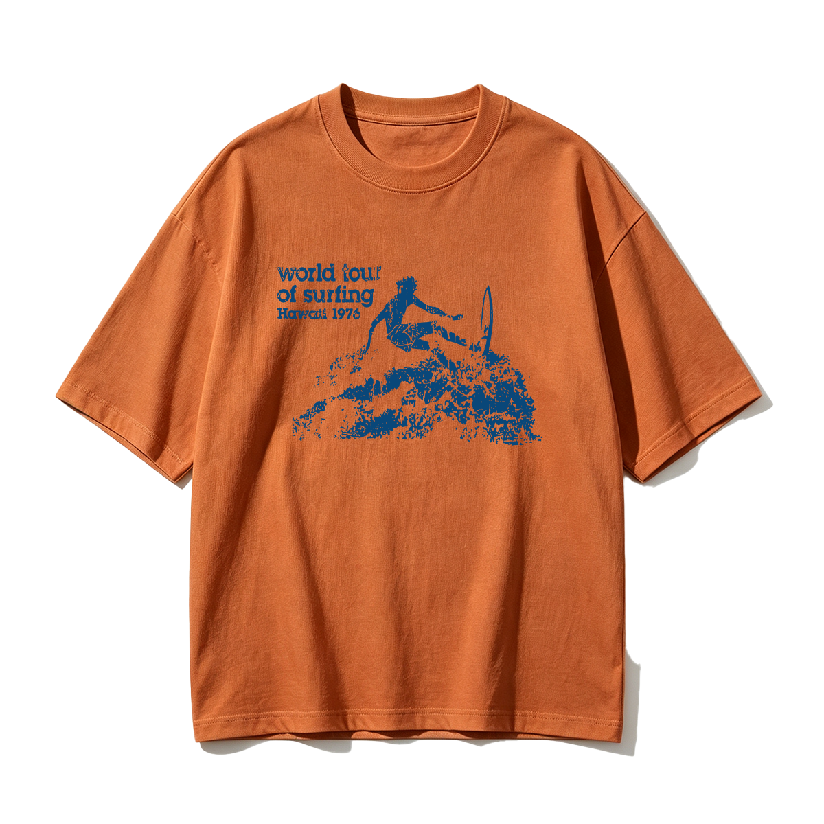 world tour of surfing Hawaii 1976 T-shirt