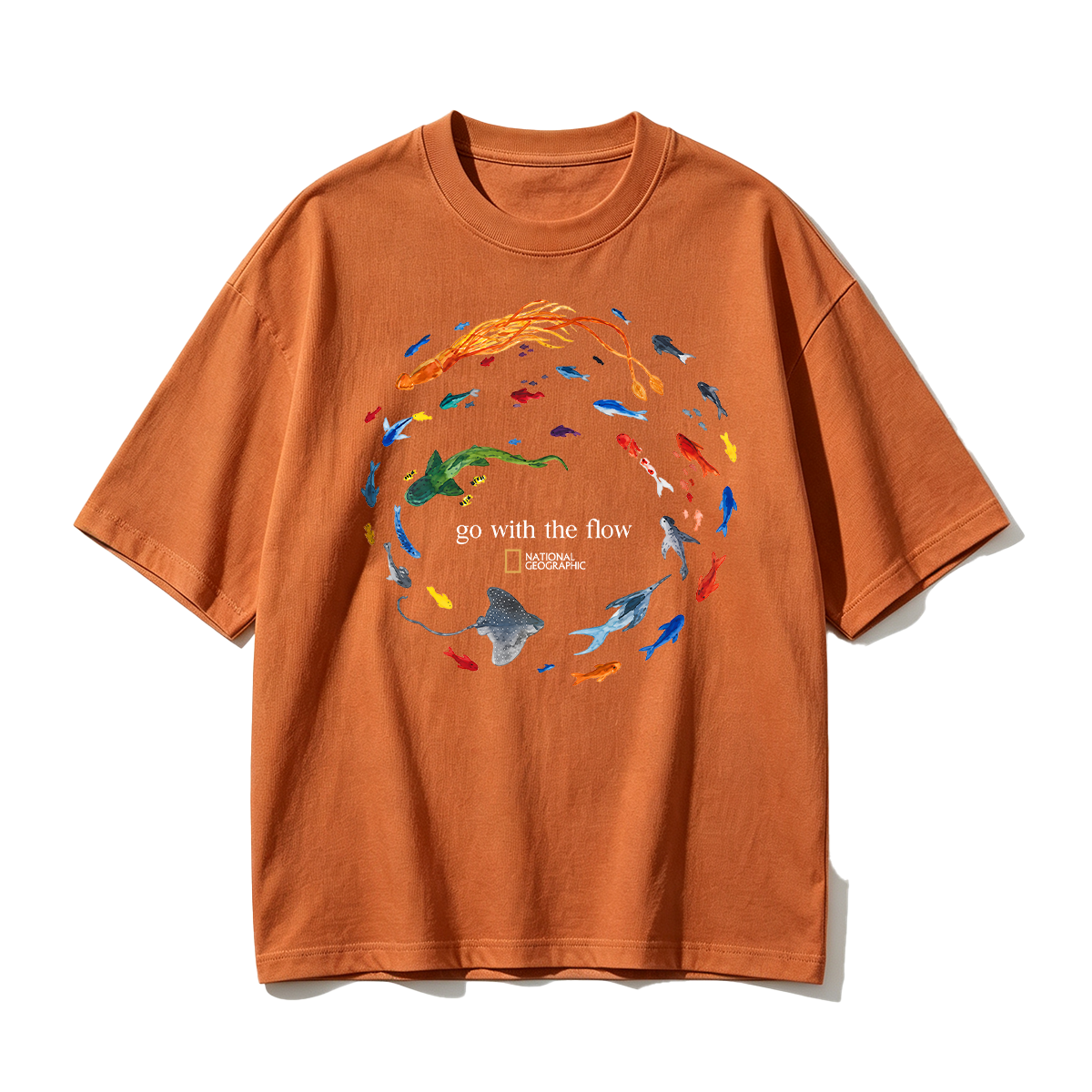 Marine Animals 'Go With The Flow Oversized T-shirt
