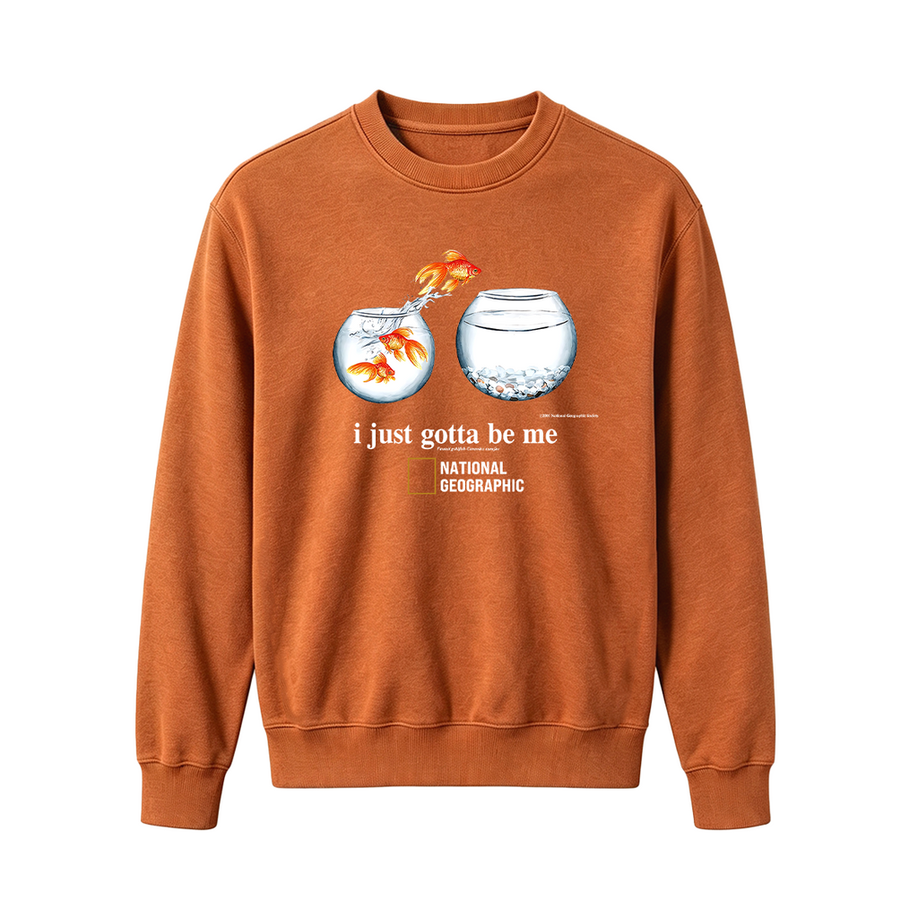 I Just Gotta Be Me Flying Goldfish Oversized T-shirt